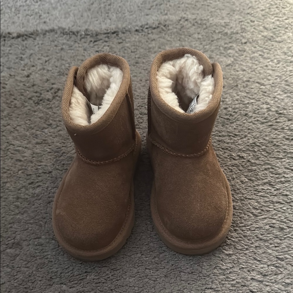 UGG Tan Boots with Cream Lining